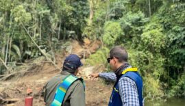 La CARDER atendió un deslizamiento de tierra que taponó la quebrada La Cristalina, y pidió apoyo a todas las autoridades territoriales