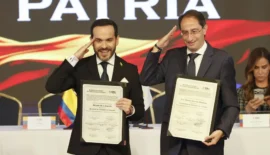Abelardo de la Espriella recibe credenciales como presidente electo de Colombia