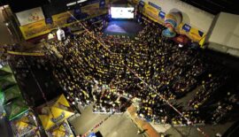 Cerca de 3.500 aficionados al fútbol hicieron vibrar la ‘Sede de la Sele’ en Dosquebradas
